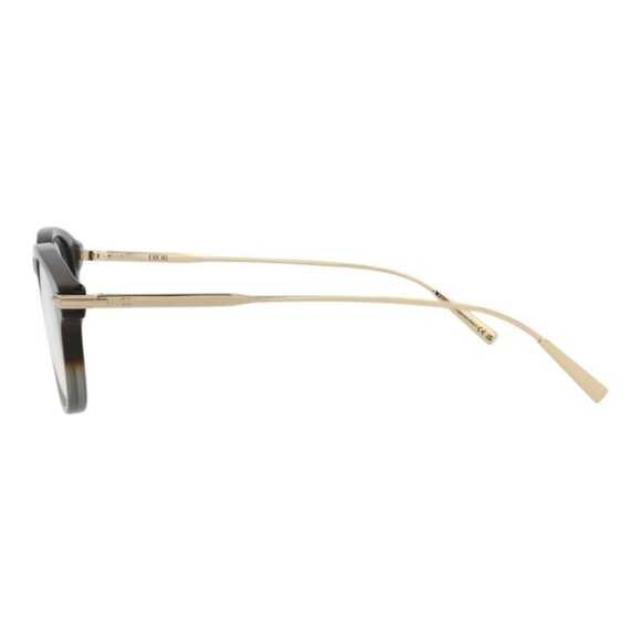 Dior Mens Round/Oval Havana Gold Transparent Fashion Designer Eyewear - Picture 3 of 4